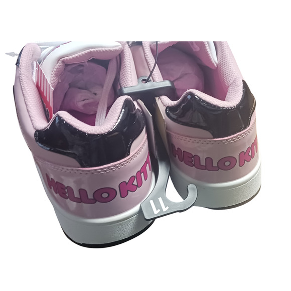 Hello Kitty Sanrio Women Size 11 Pink Casual Court Lace Up Shoe Sneakers New - Picture 5 of 16